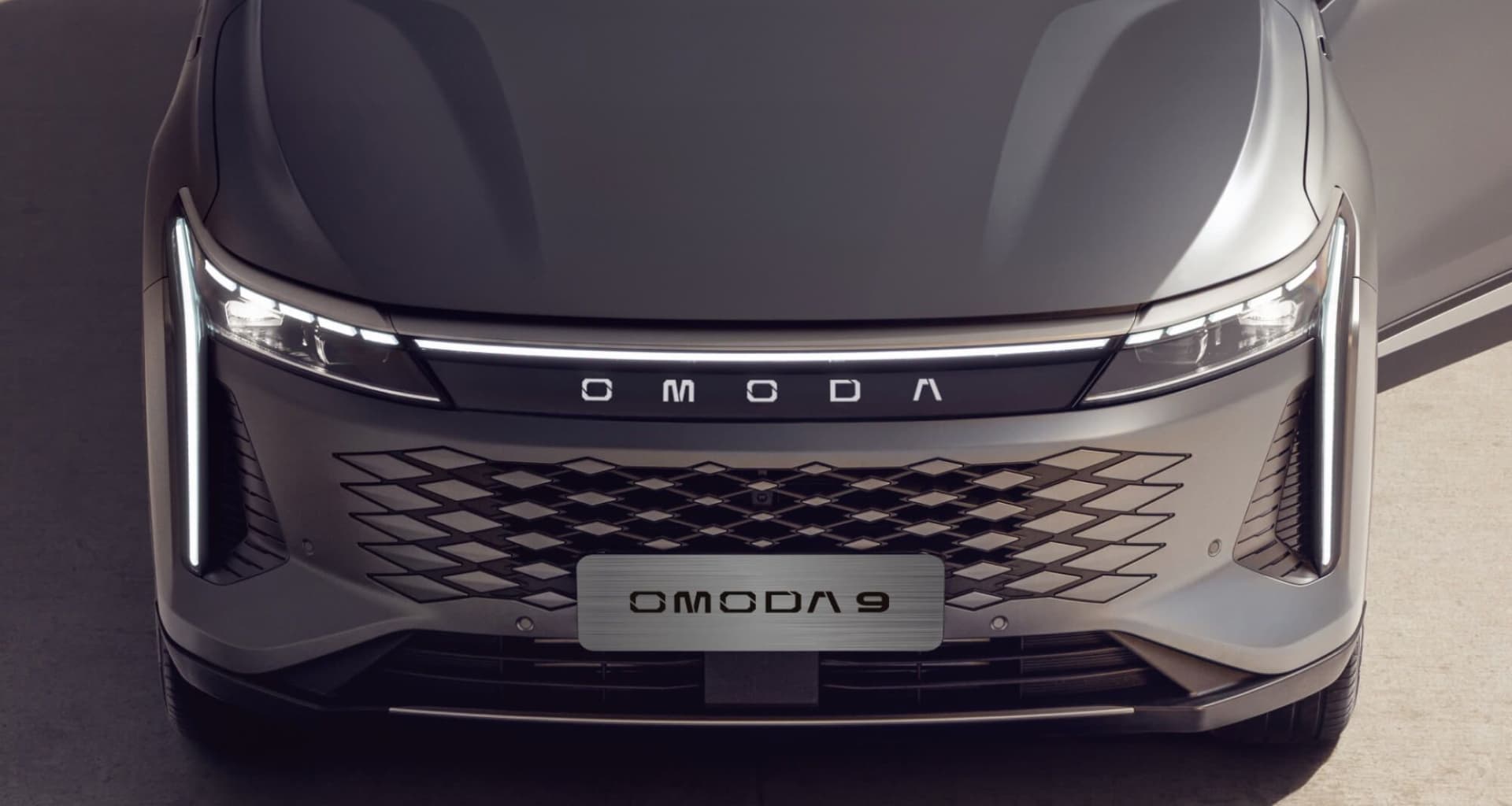 Omoda 9 — Prednja maska dijamantnog dizajna