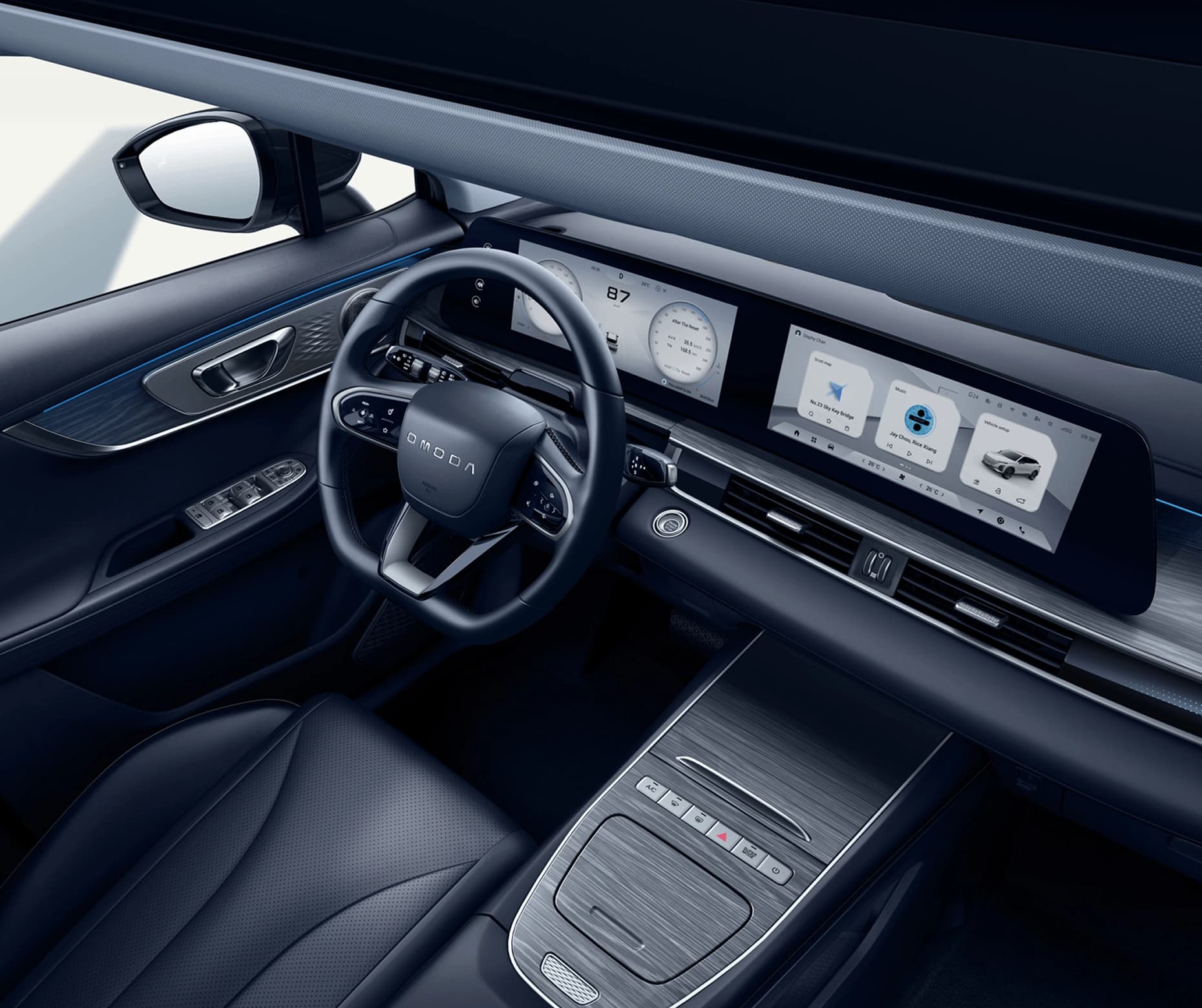 Omoda 5 SHS-H — Dvozonska klima