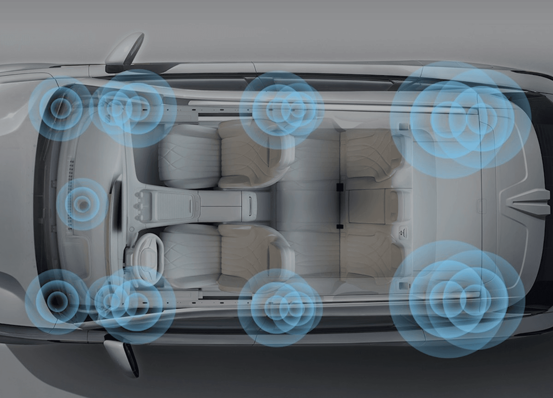 Omoda 9 — Sony® sistem s 14 zvučnika